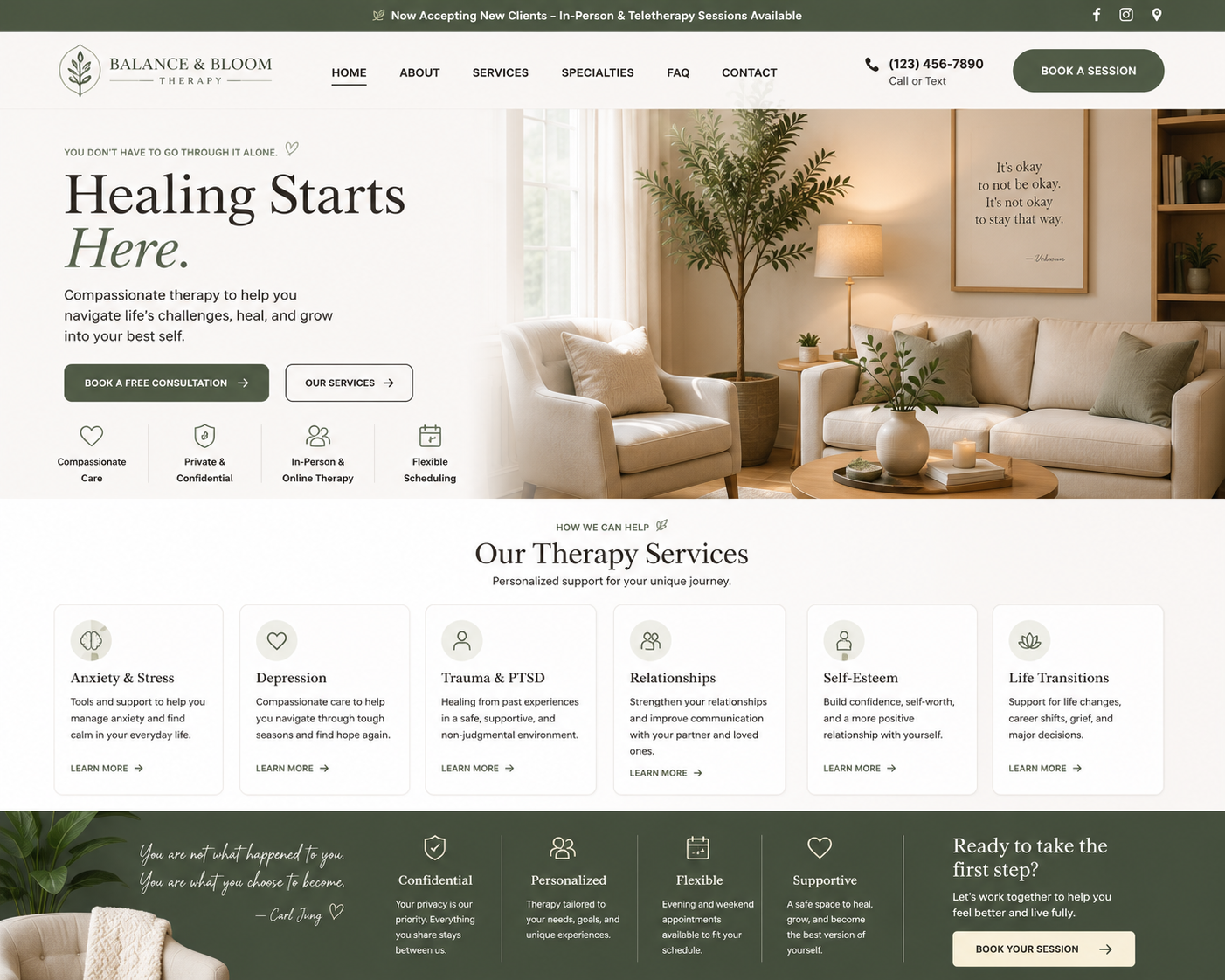 Balance & Bloom Therapy