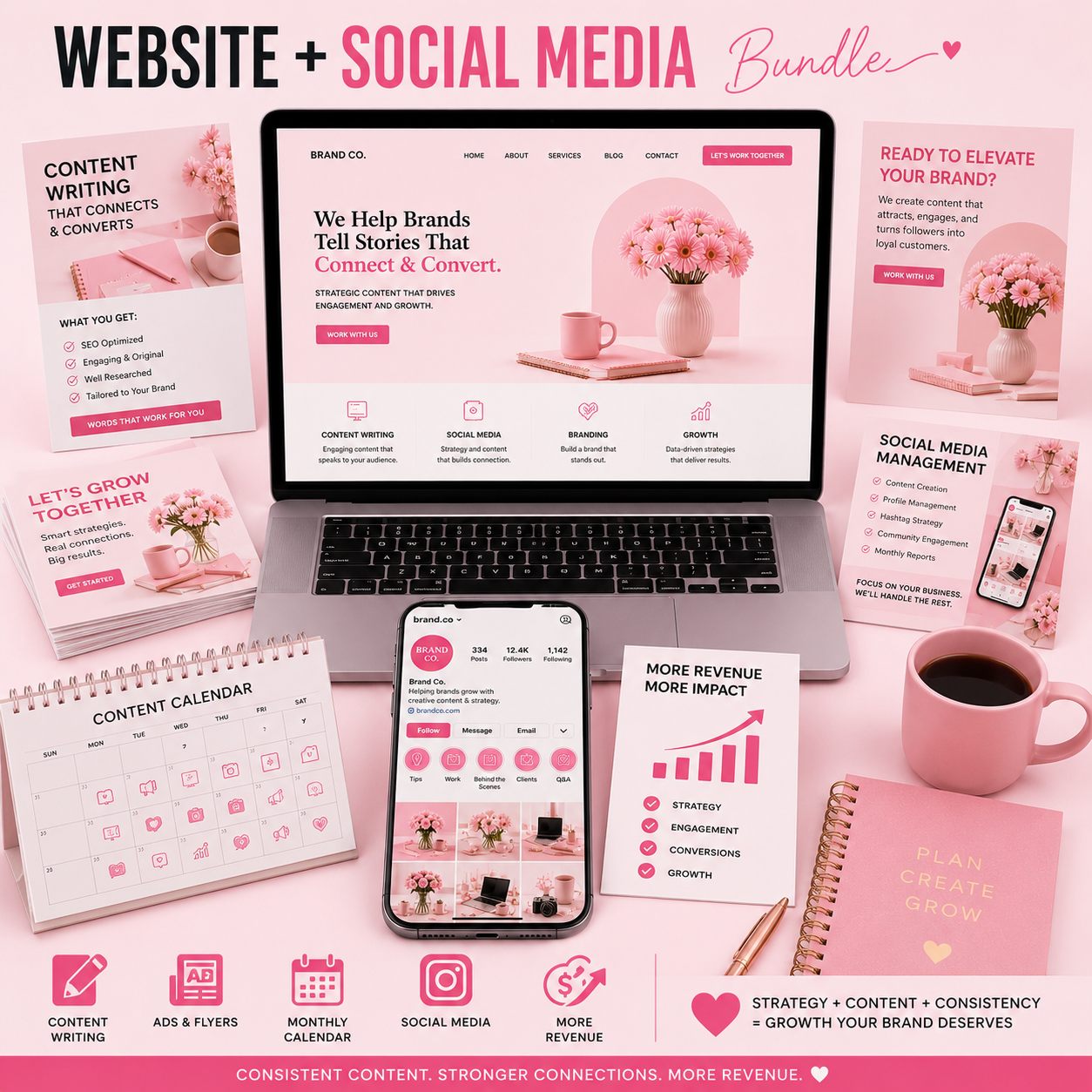 Website + Social Bundle